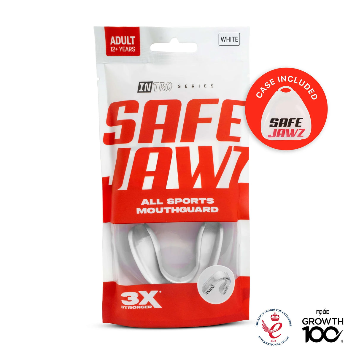 Chránič zubů Safe Jawz Intro Series White Junior