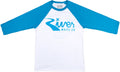 Tričko River Classic Logo 3/4 Sleeve White